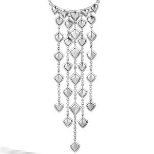 John Hardy Naga Cascade Waterfall Sterling Silver Necklace